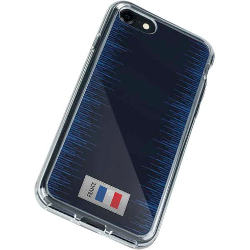 France Soccer Flag iPhone SE (2nd & 3rd Gen) Clear Case
